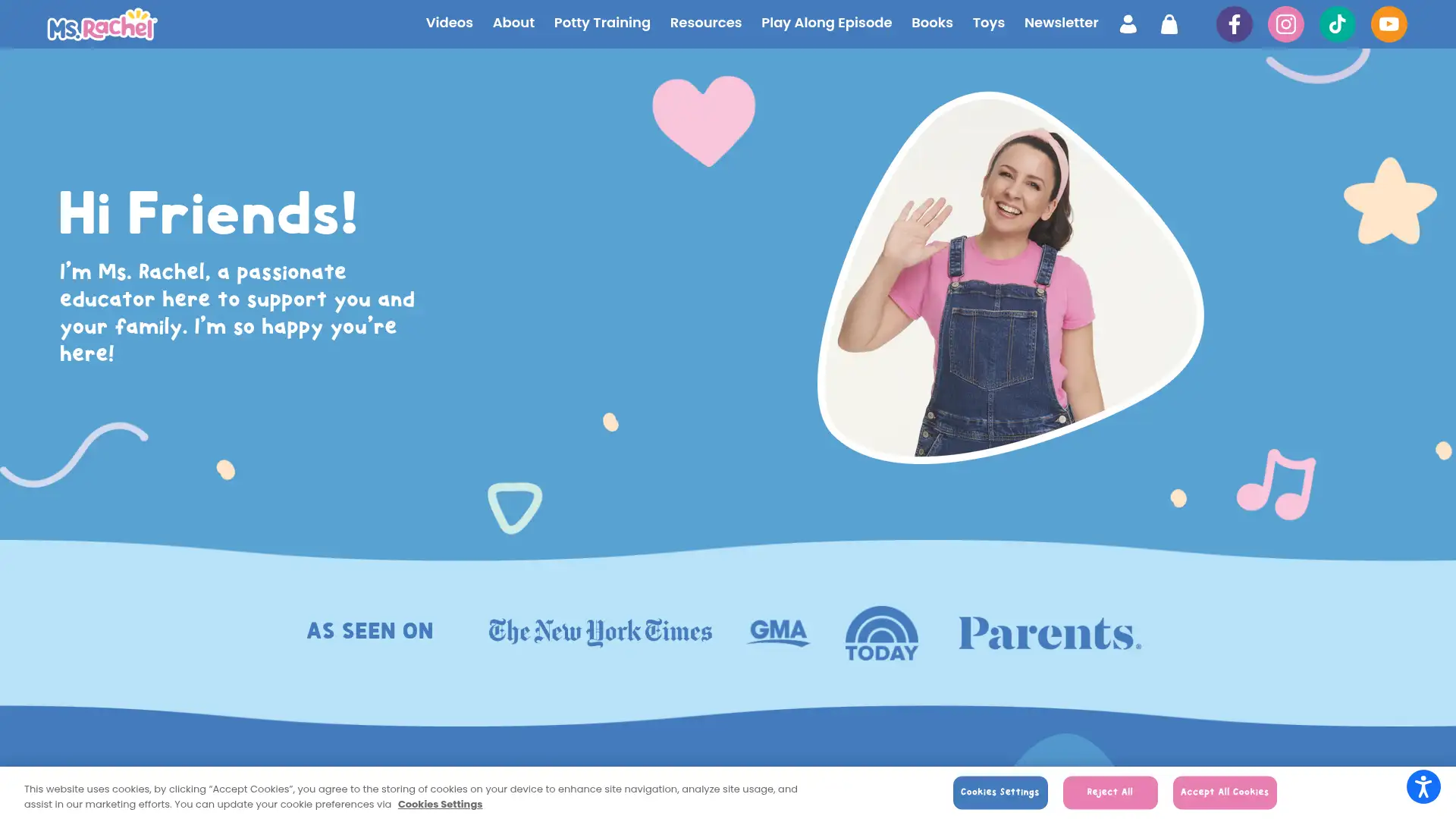 msrachel.com screenshot