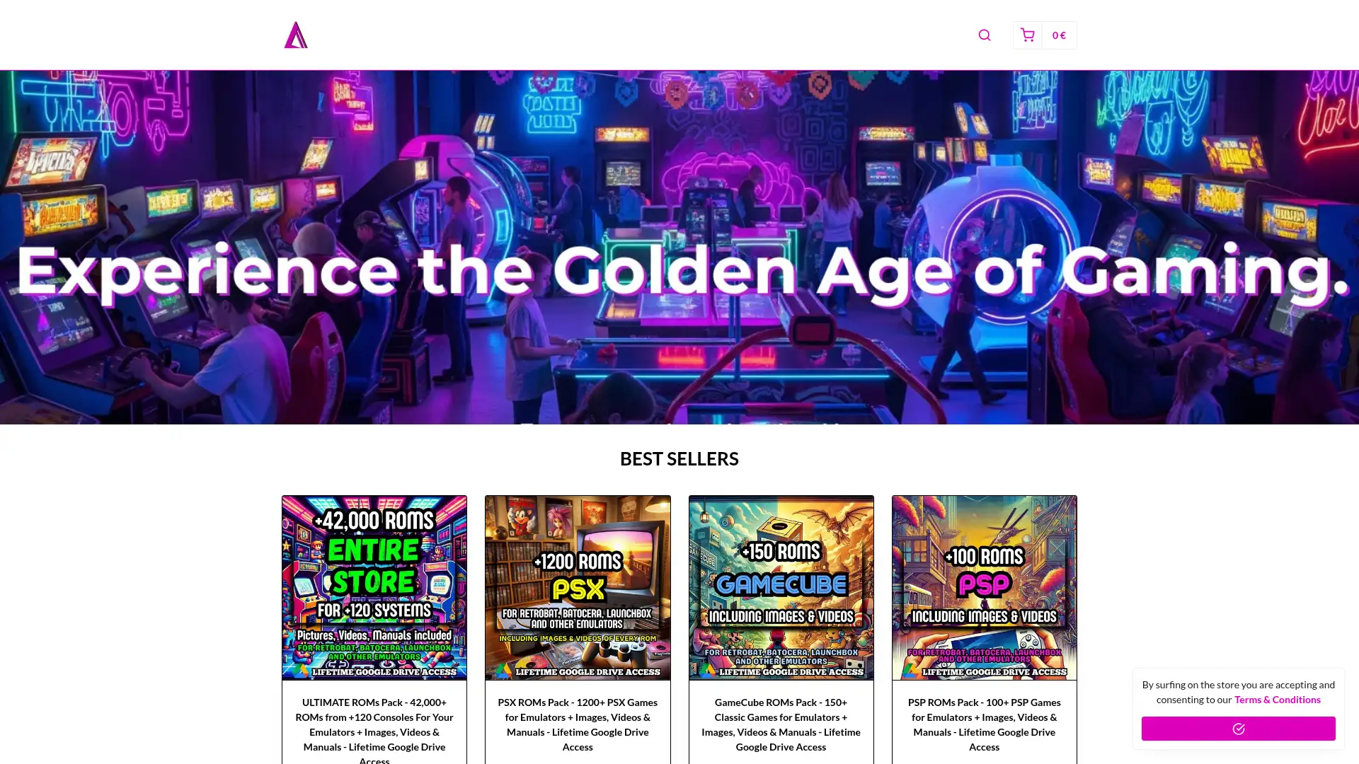 anyrom.shop screenshot