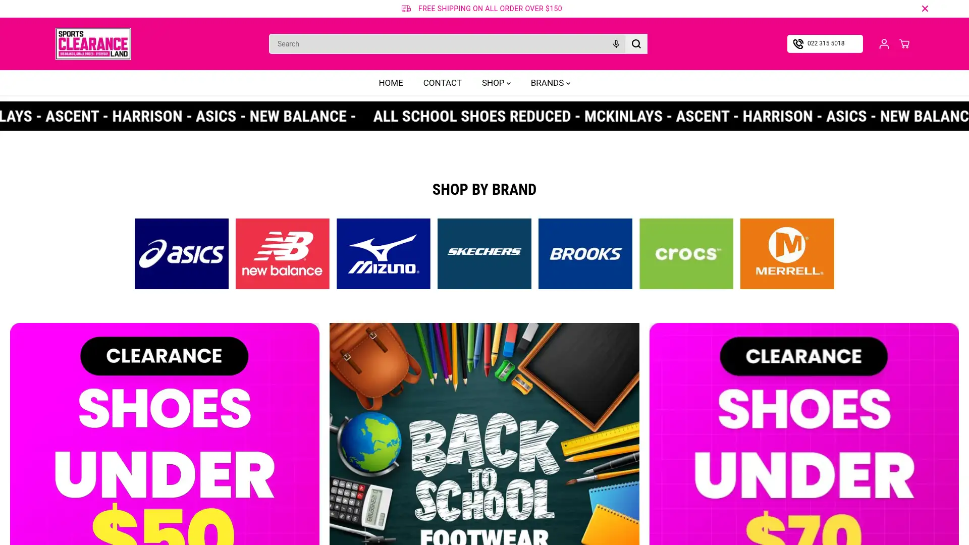 sportsclearancelandmega.co.nz screenshot