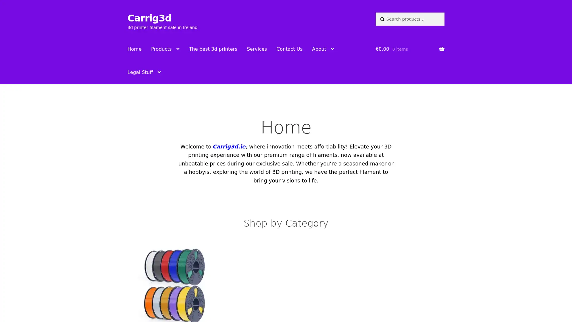 carrig3d.ie screenshot