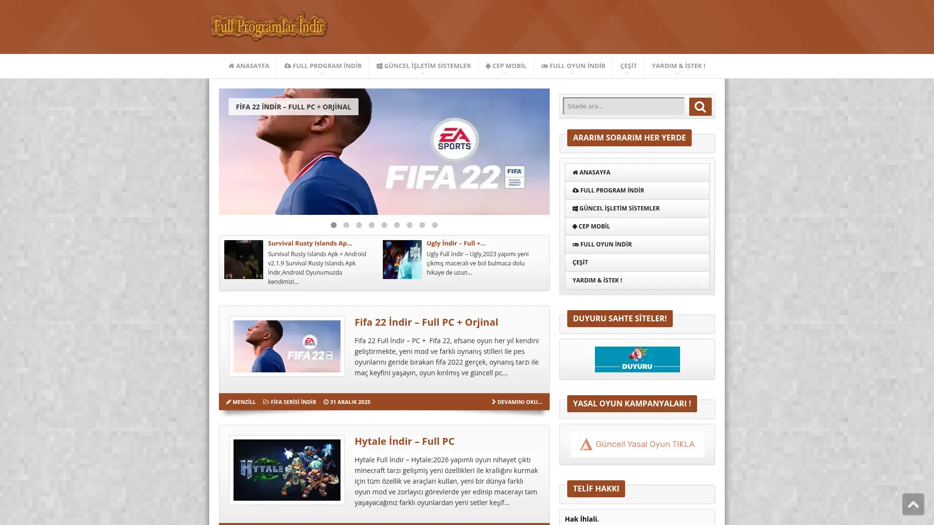 fullprogramlarindir.net screenshot