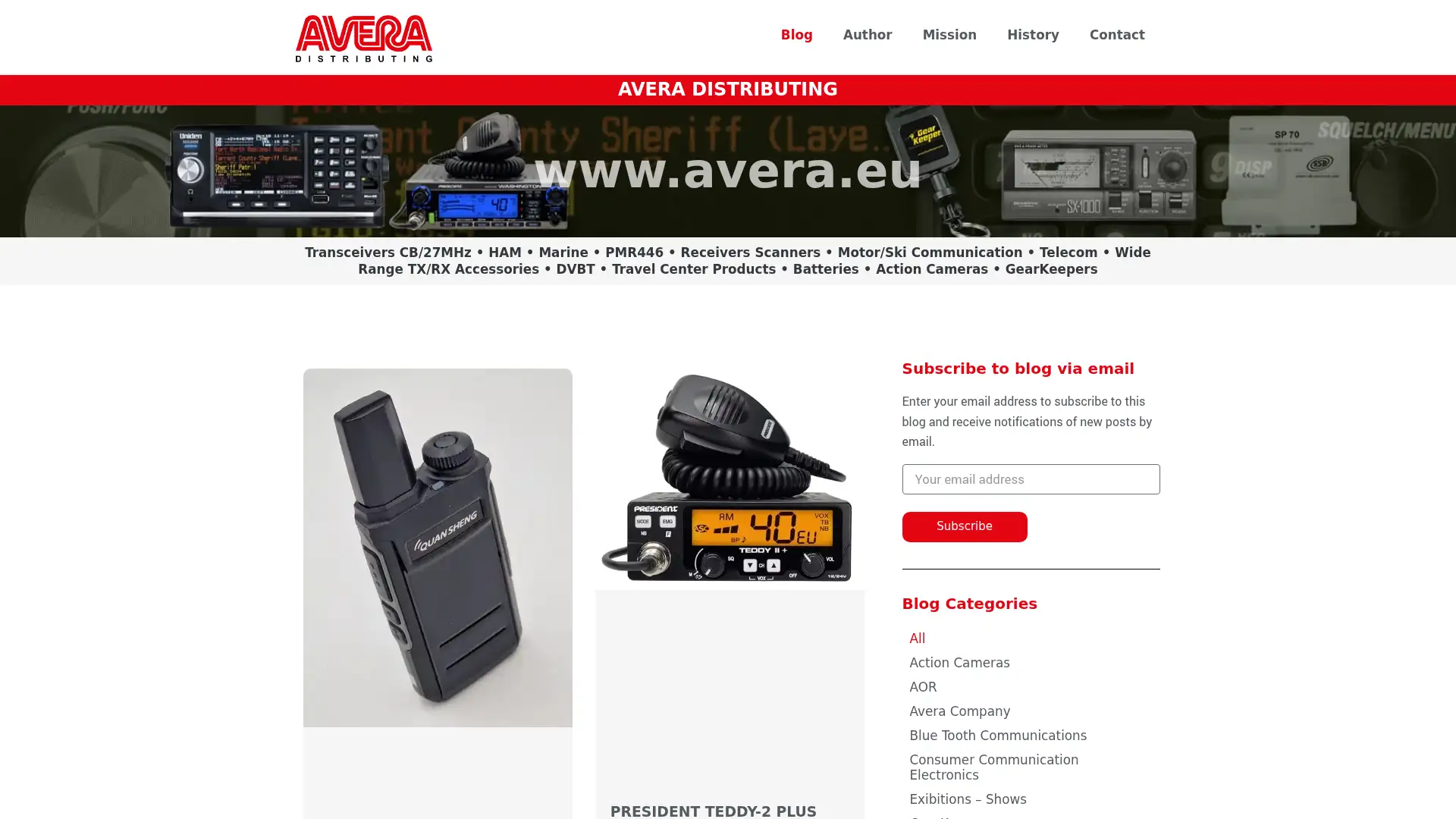 avera-distributing.eu screenshot