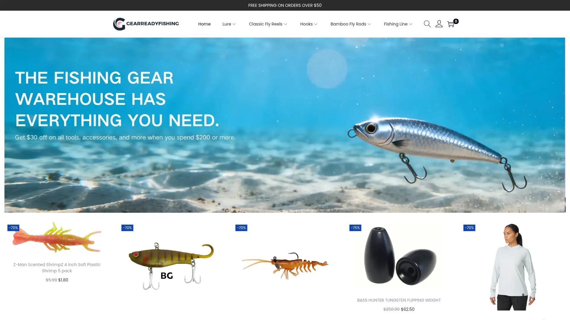 gearreadyfishing.com screenshot