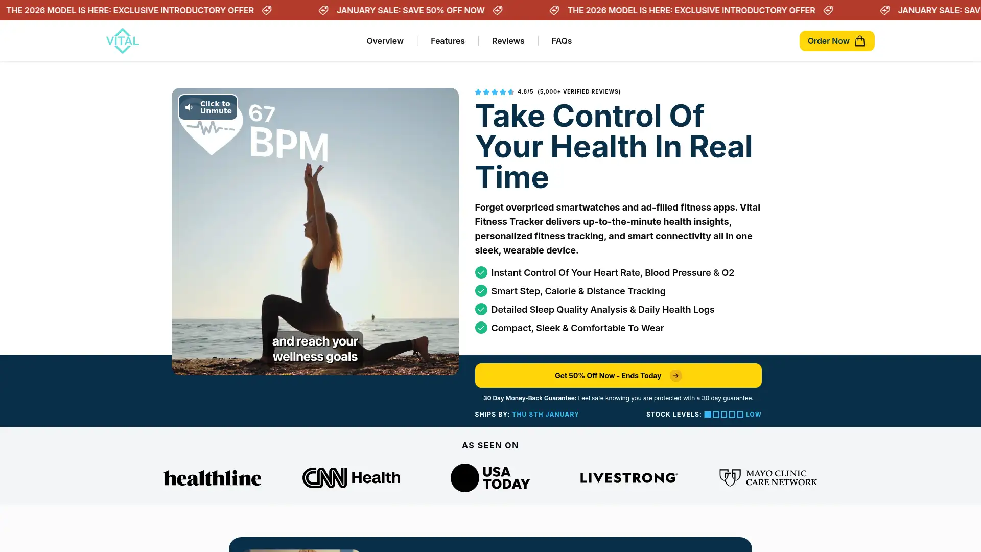 getvitalfitness.com screenshot