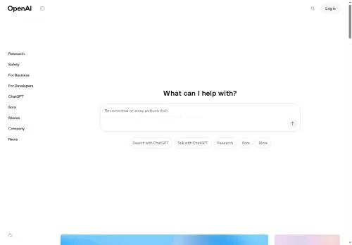 openai.com screenshot