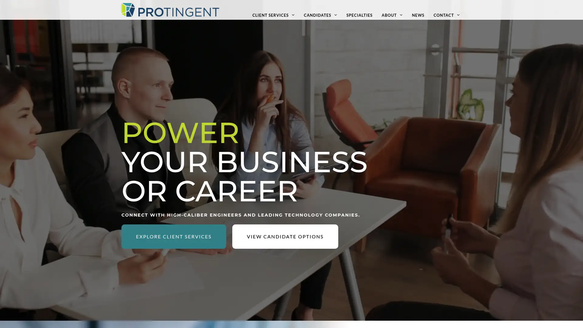 protingent.com screenshot