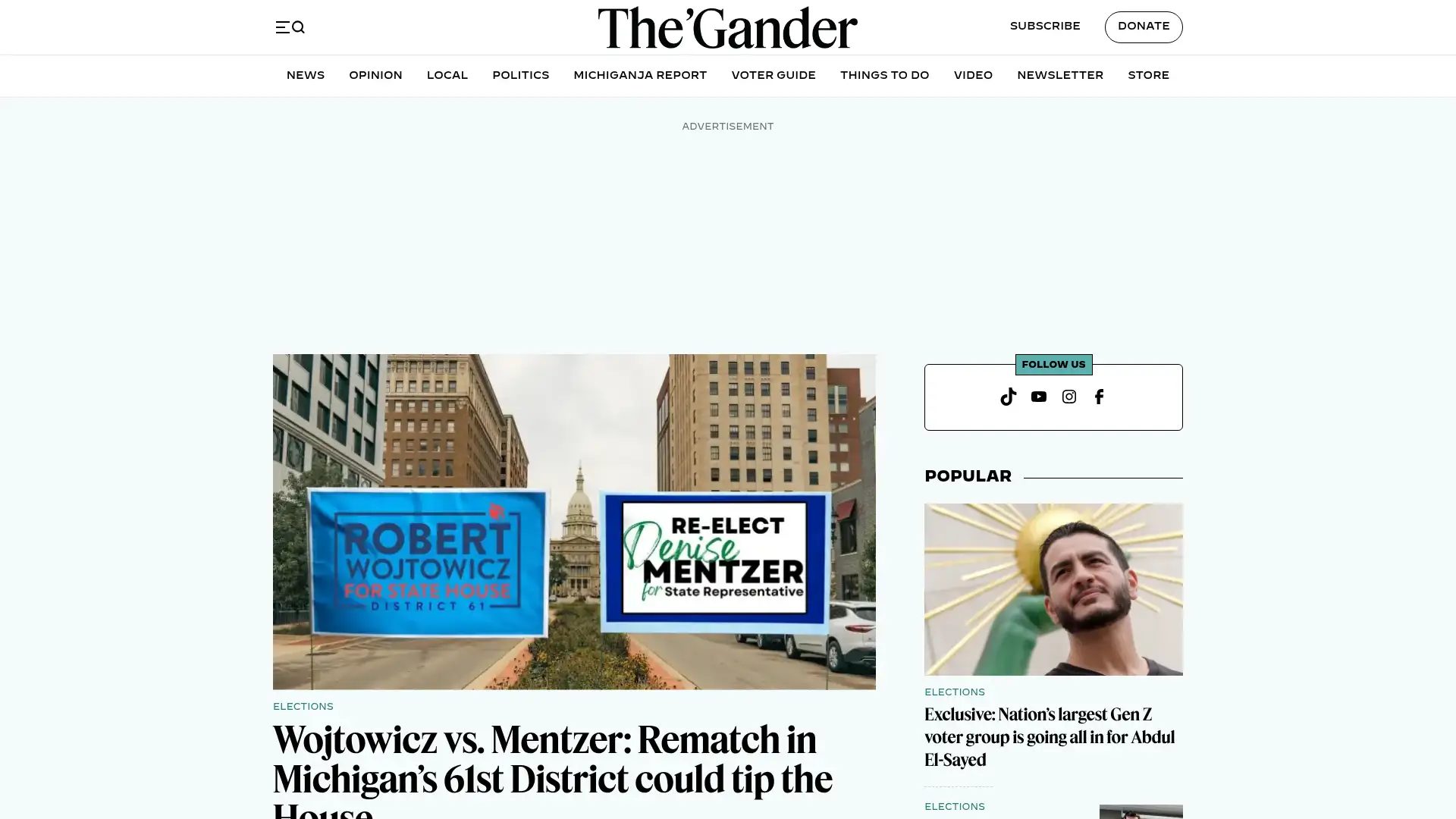 gandernewsroom.com screenshot