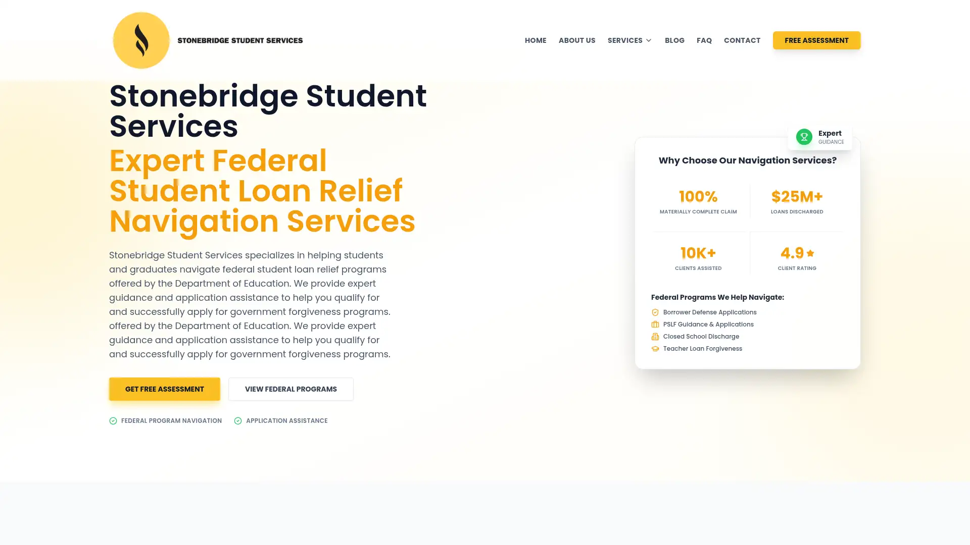 stonebridgestudentservices.com screenshot