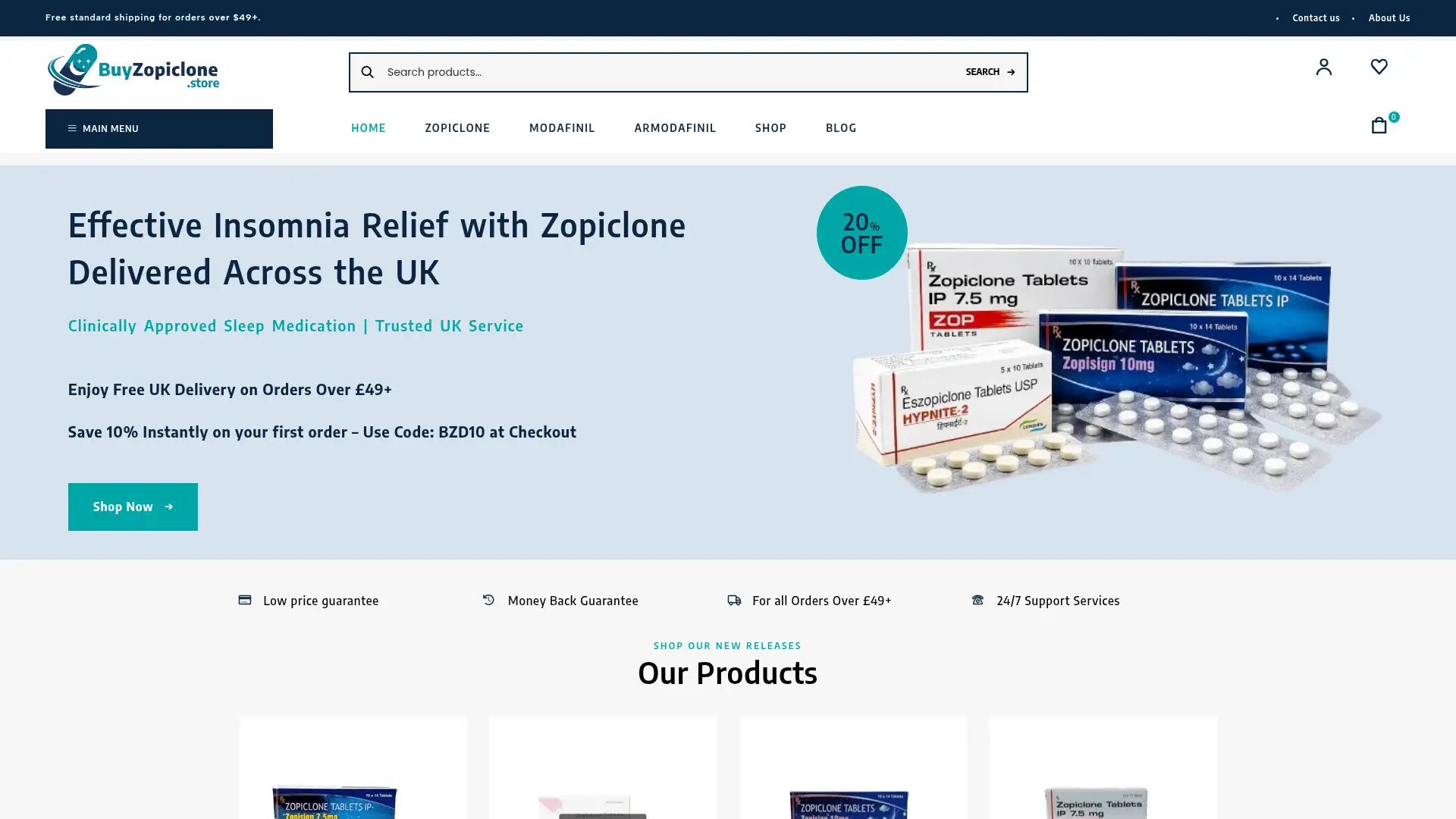 buyzopiclone.store screenshot