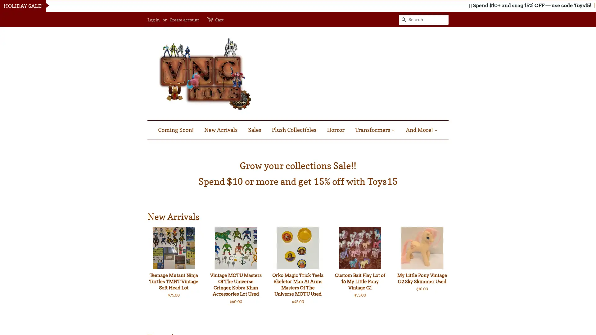 vnctoys.com screenshot