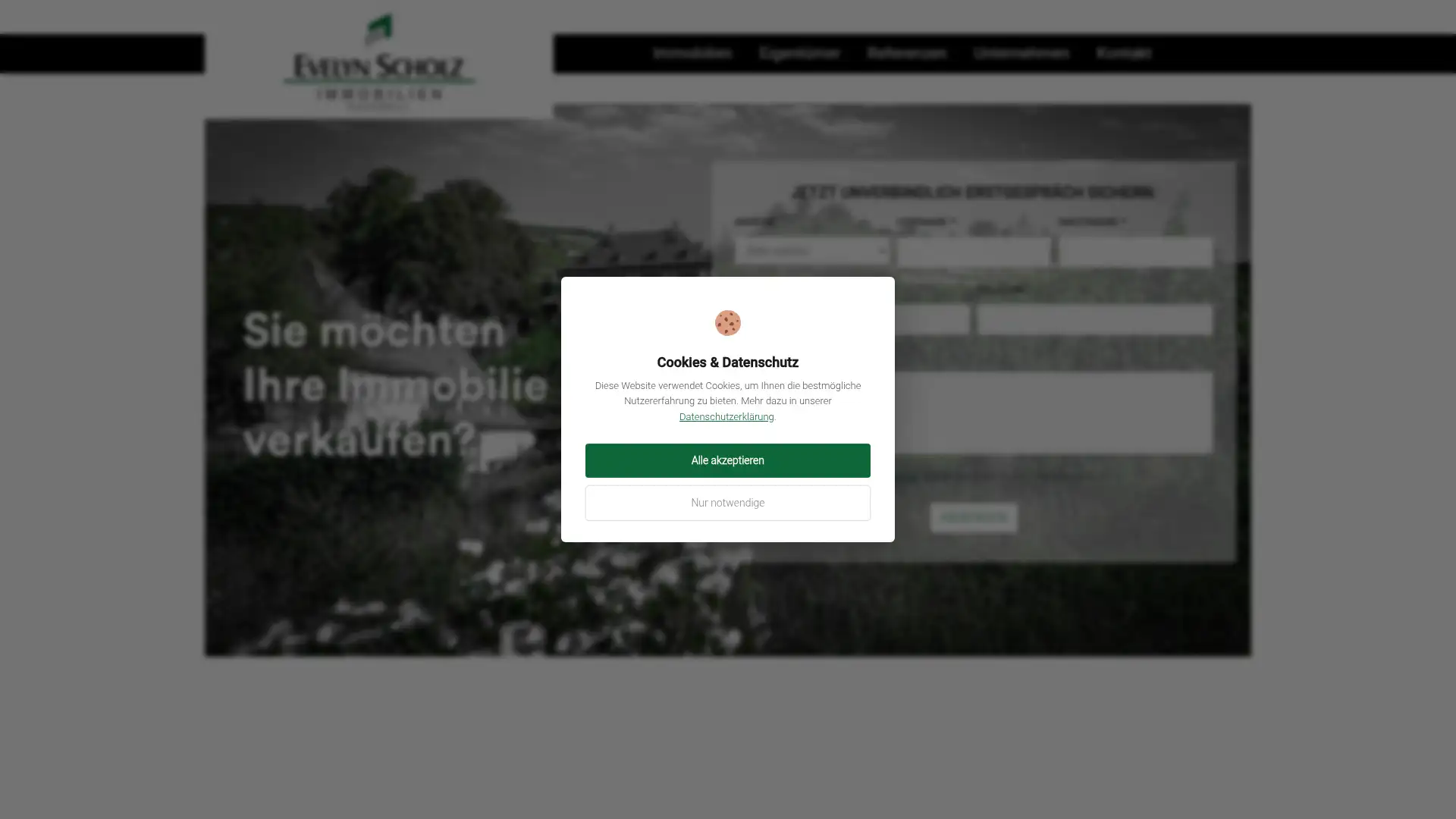 evelyn-scholz-immobilien.de screenshot