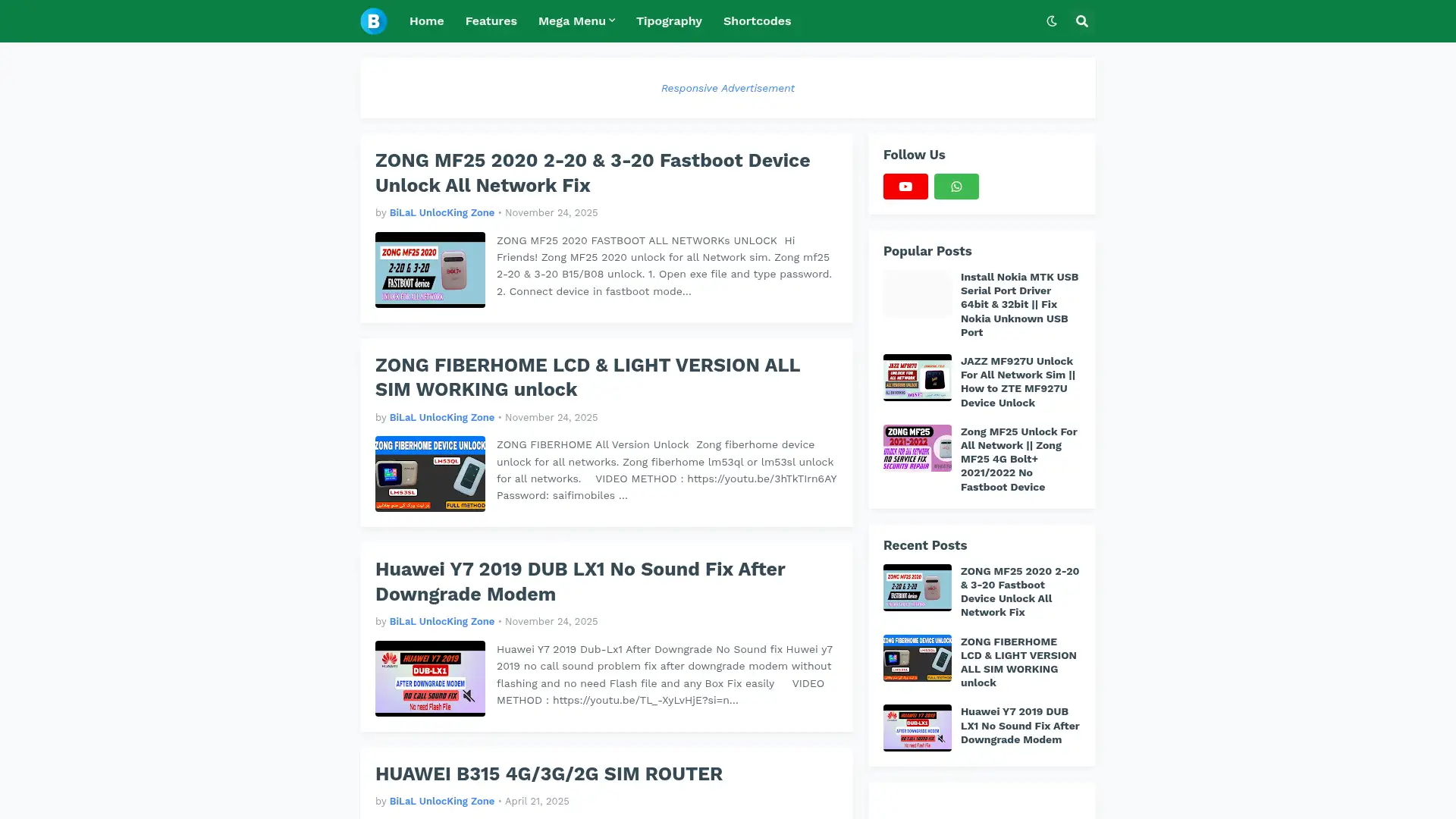 bilalunlockingzone.com screenshot