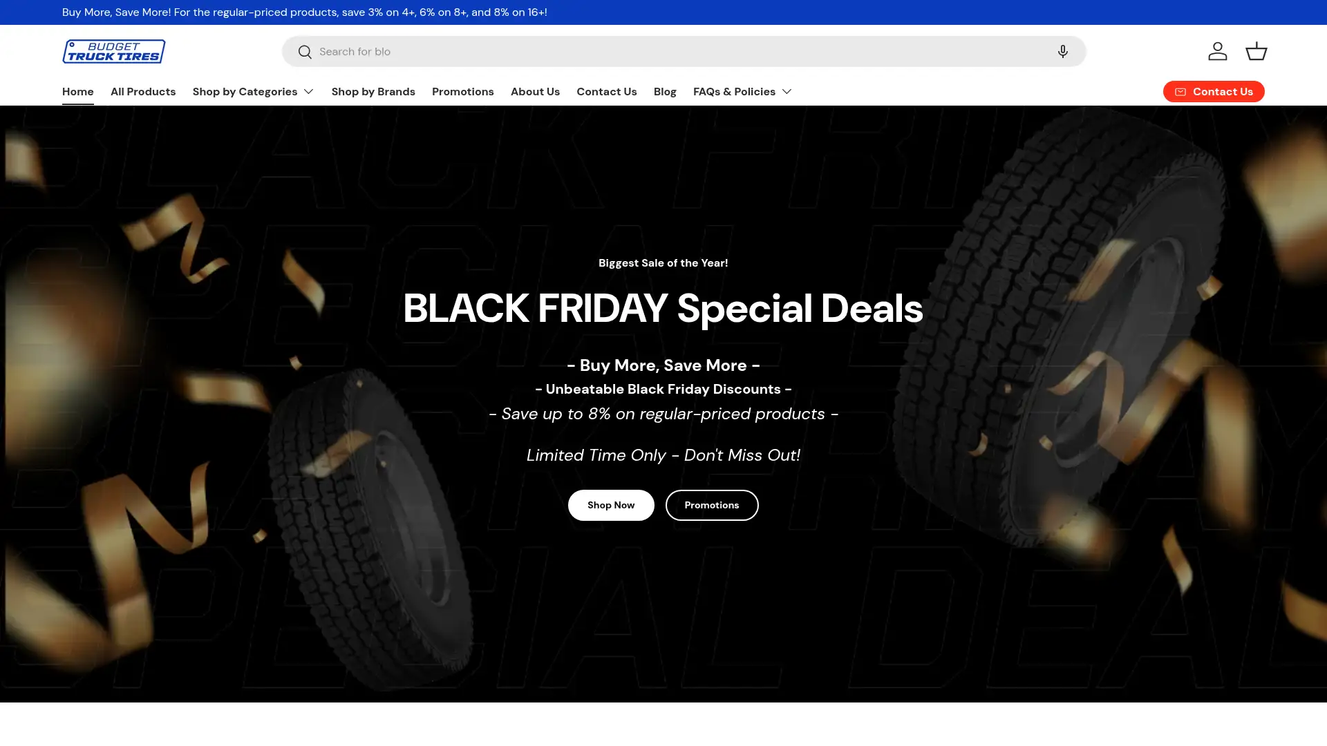 budgettrucktires.com screenshot