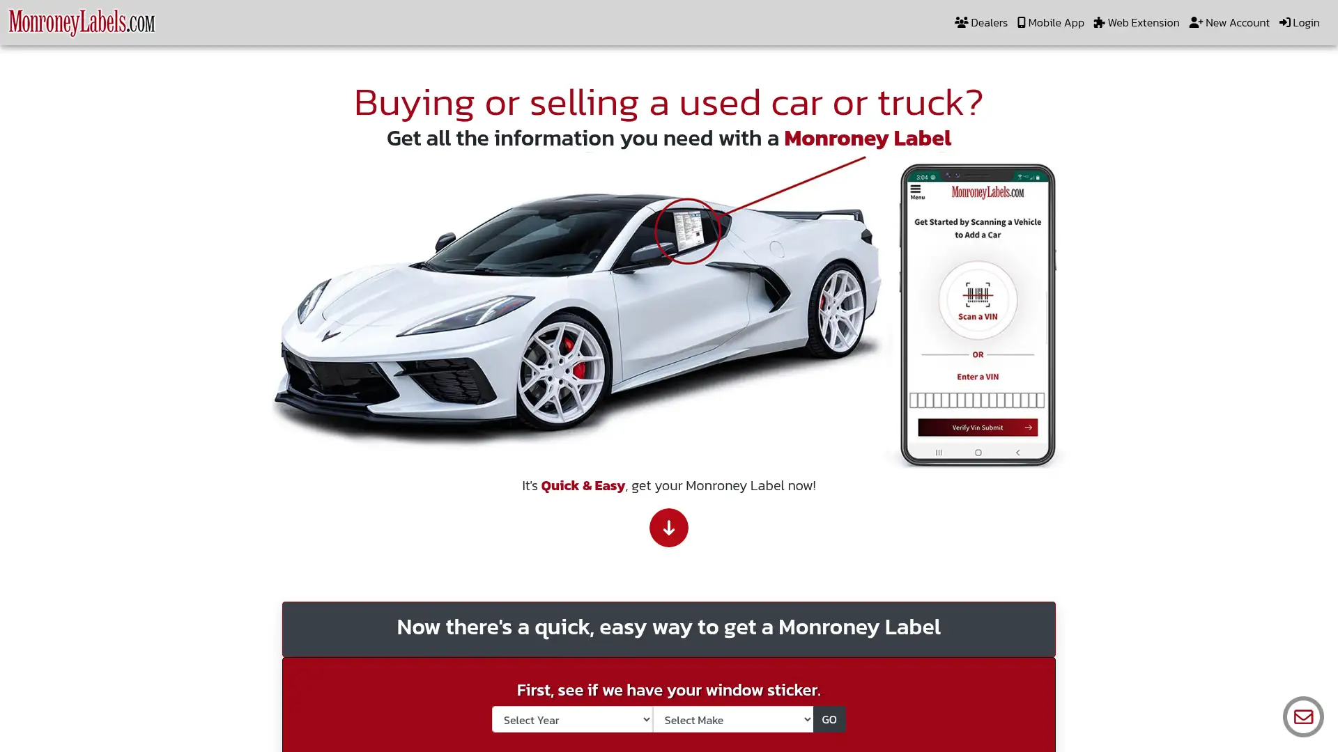 monroneylabels.com screenshot