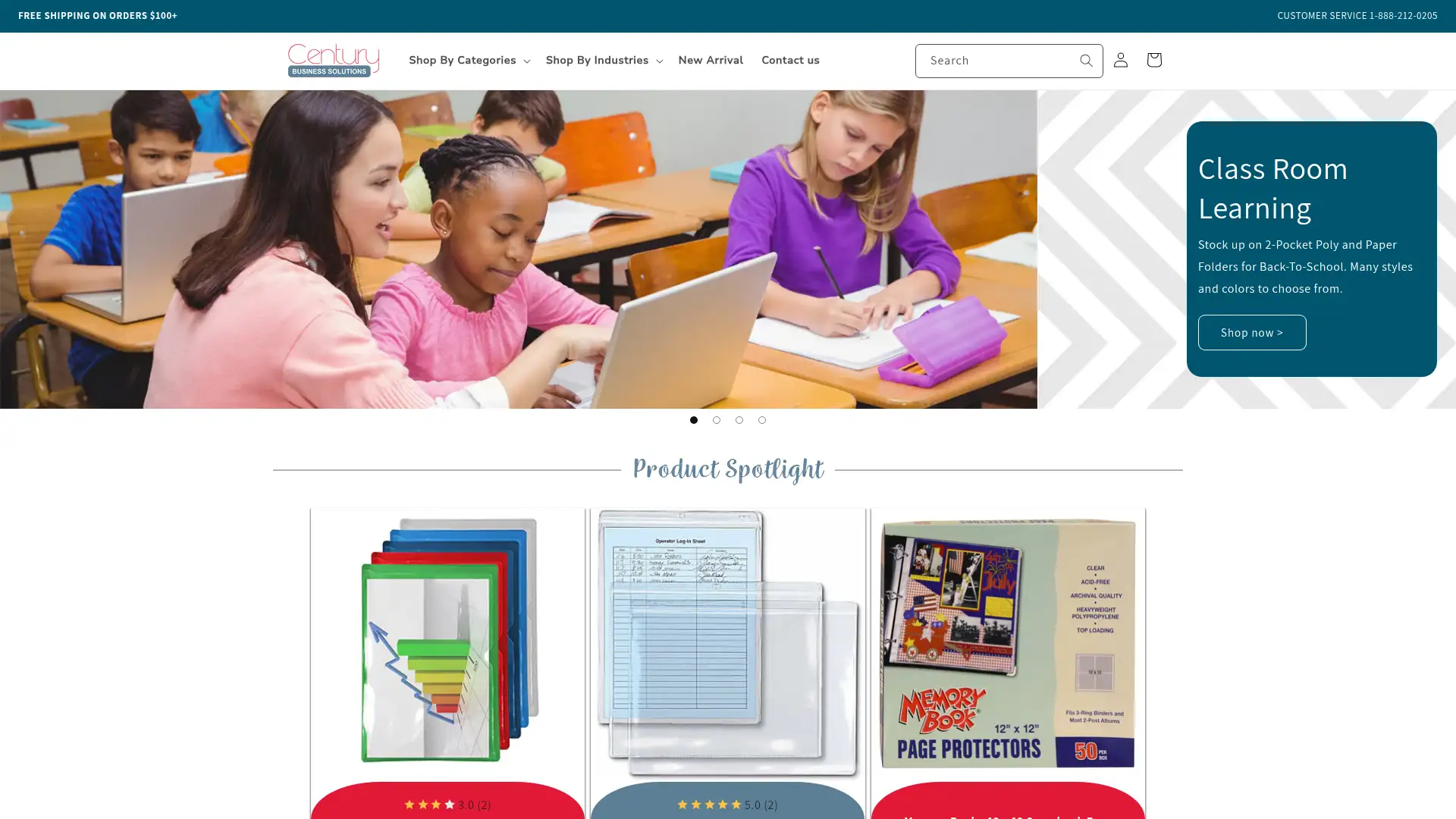 centurybusinesssolutions.com screenshot