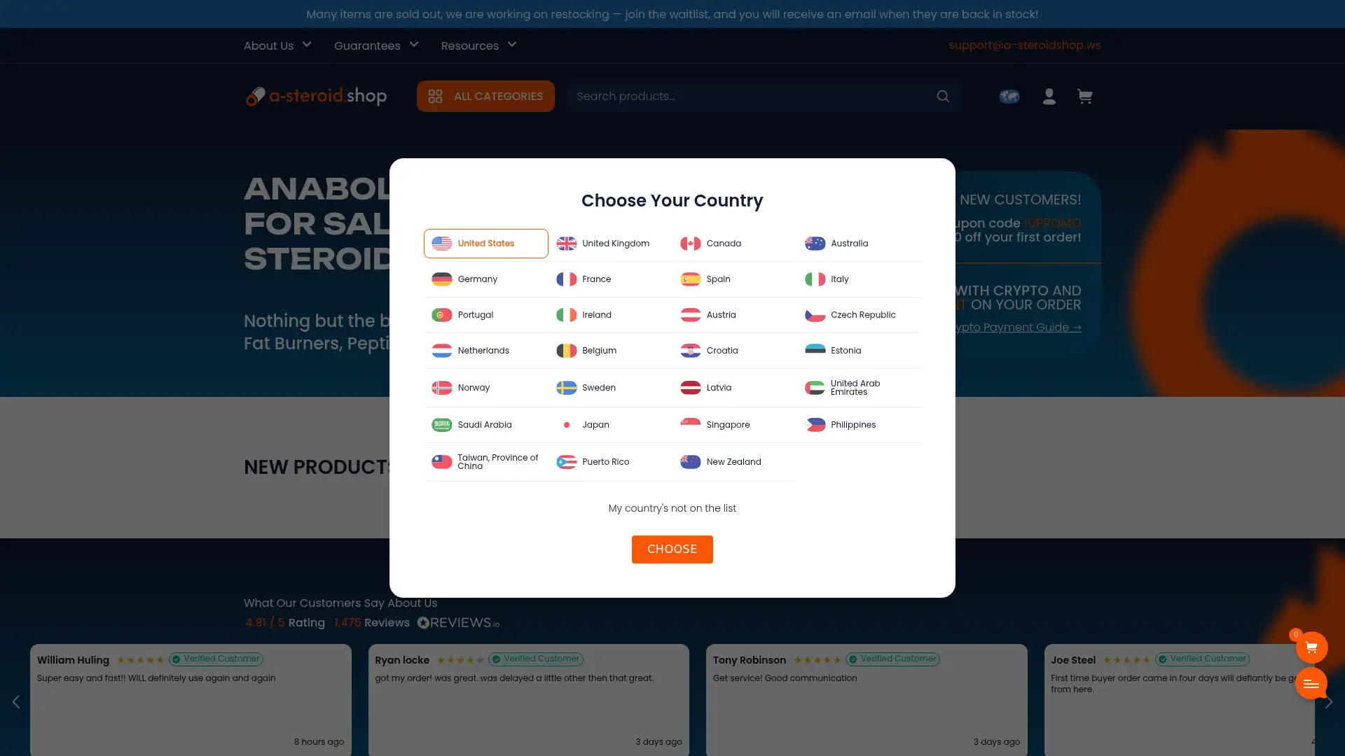 a-steroid.shop screenshot