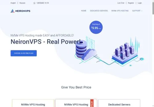 neironvps.com screenshot