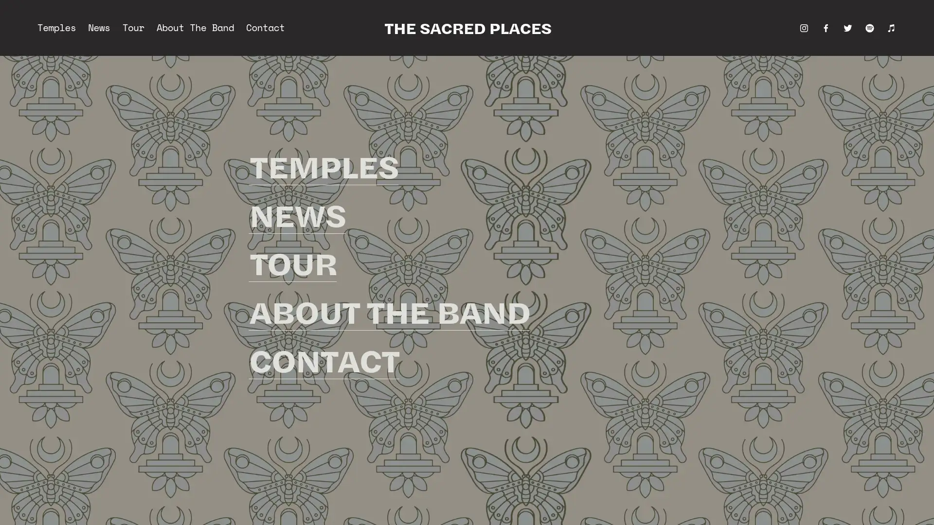 thesacredplaces.com screenshot