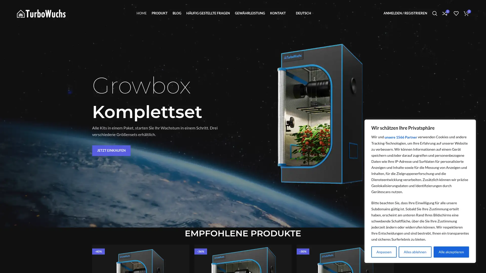 turbowuchs.de screenshot
