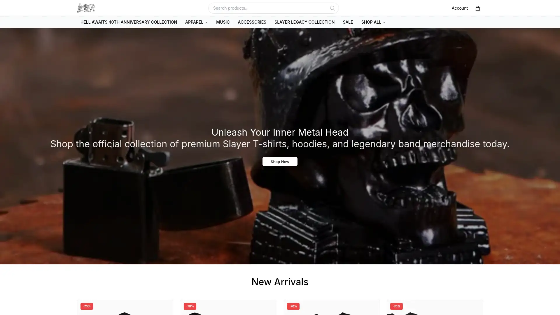 slayerwear.shop screenshot