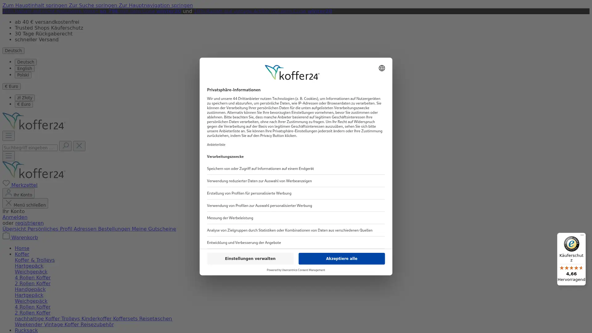 koffer24.de screenshot