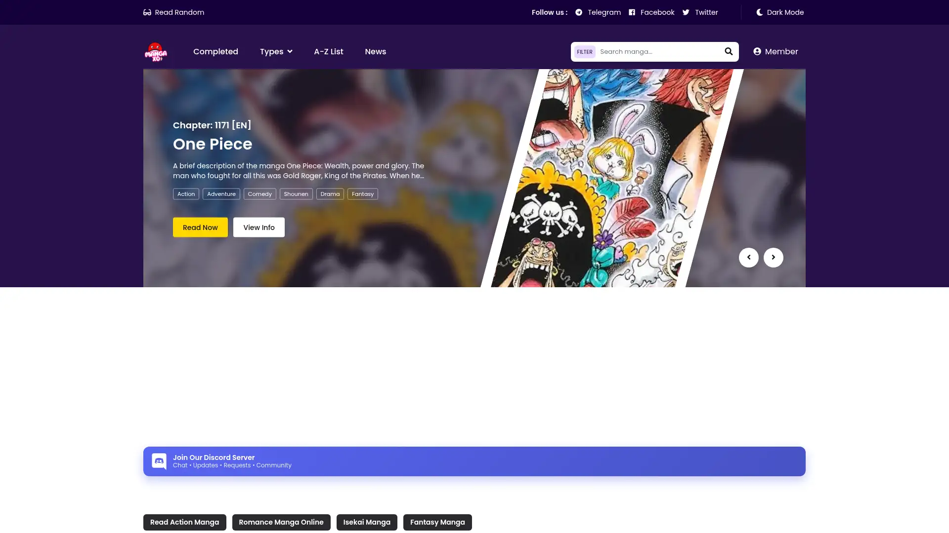 mangaxo.com screenshot