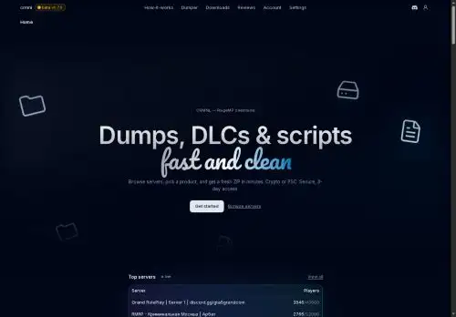 crmnl.club screenshot