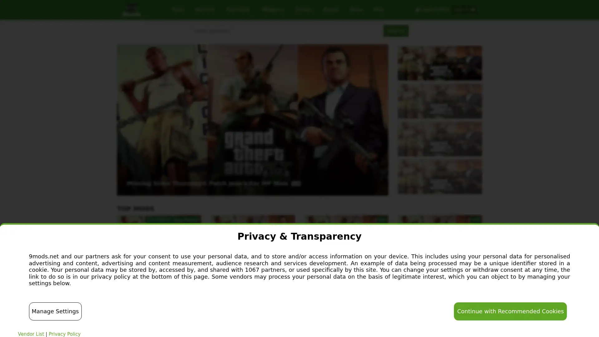 9mods.net screenshot