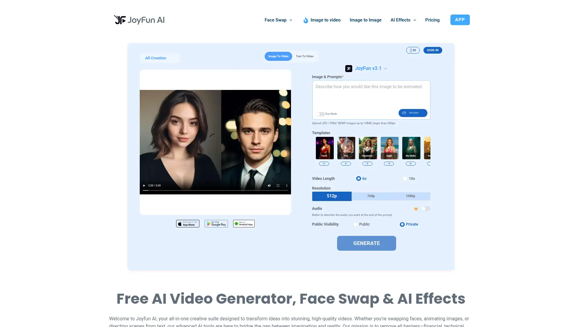 joyfun.ai screenshot