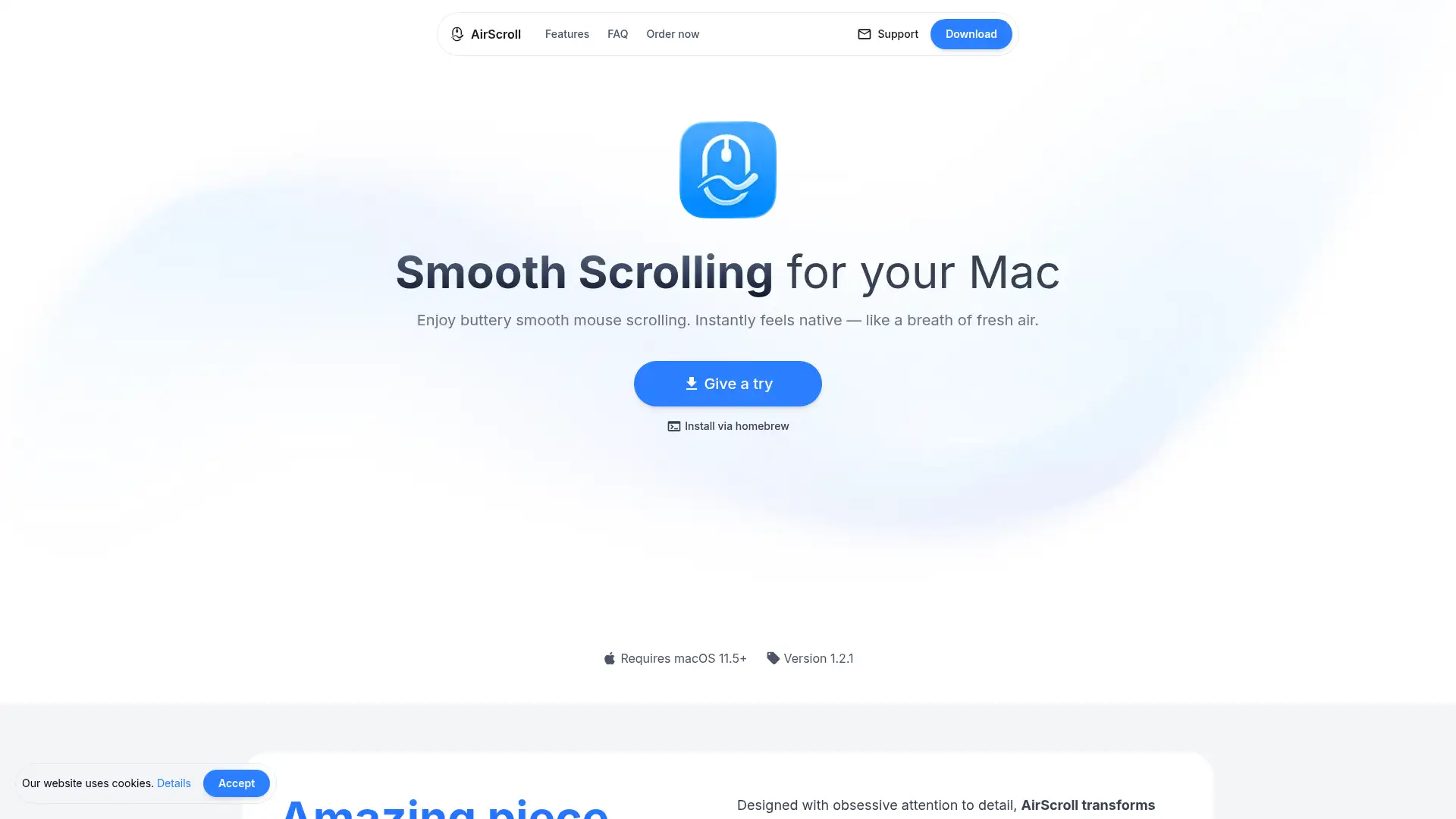 airscroll.net screenshot