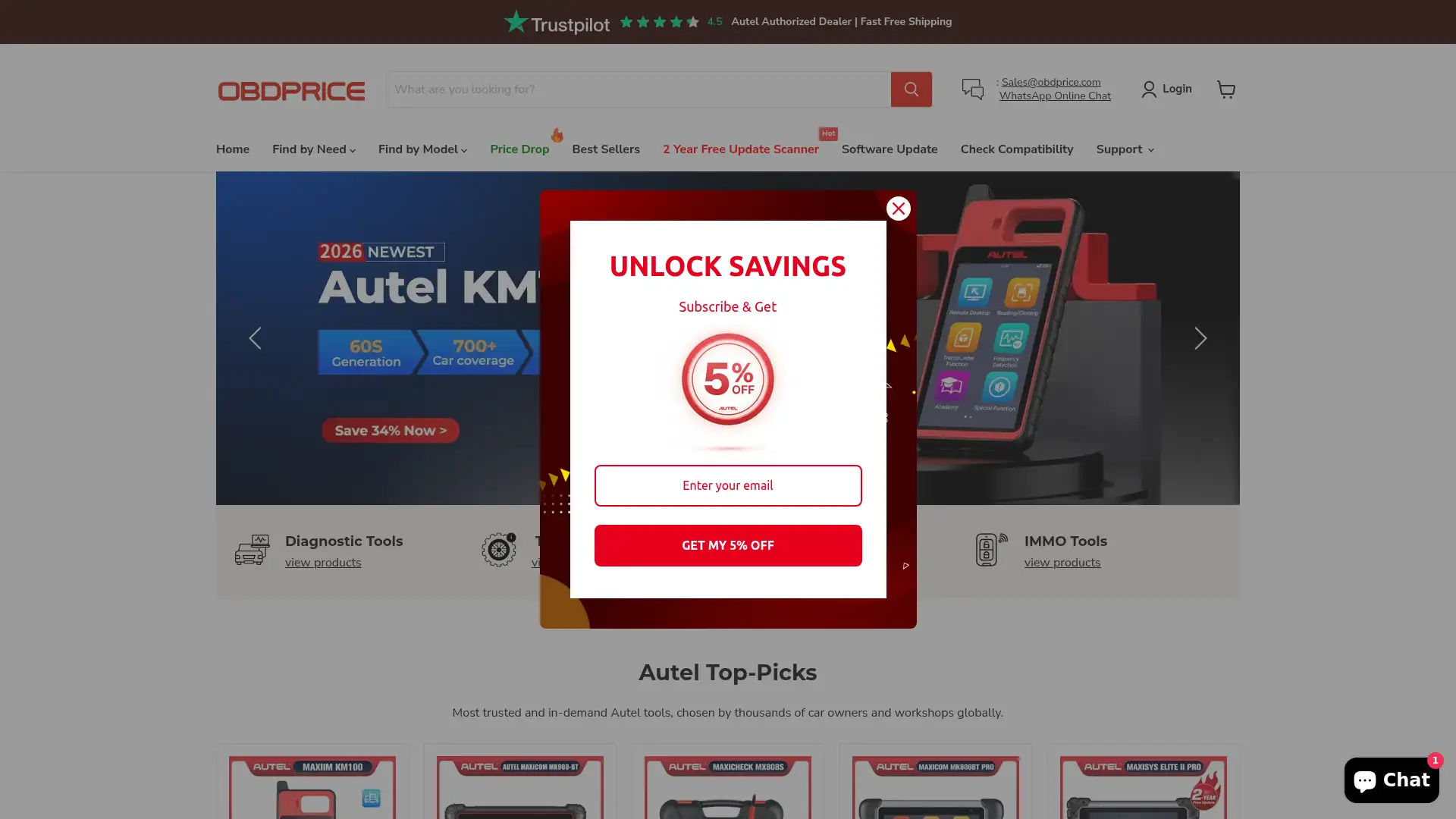 obdprice.ca screenshot