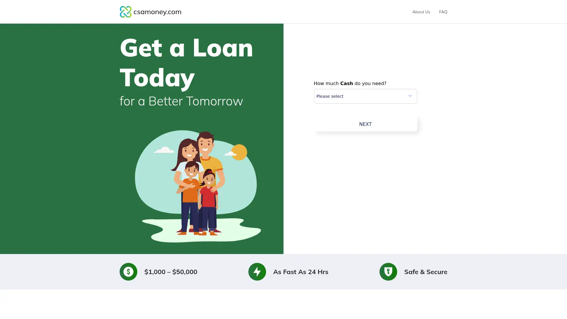 csamoney.com screenshot