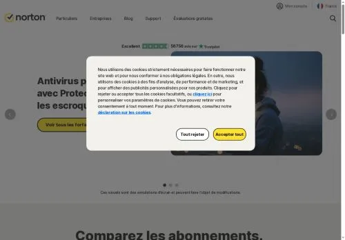 norton.com screenshot