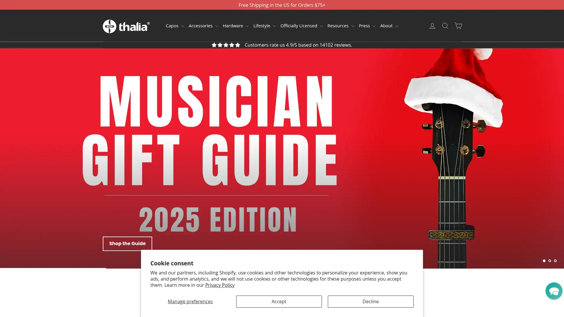 thaliacapos.com screenshot