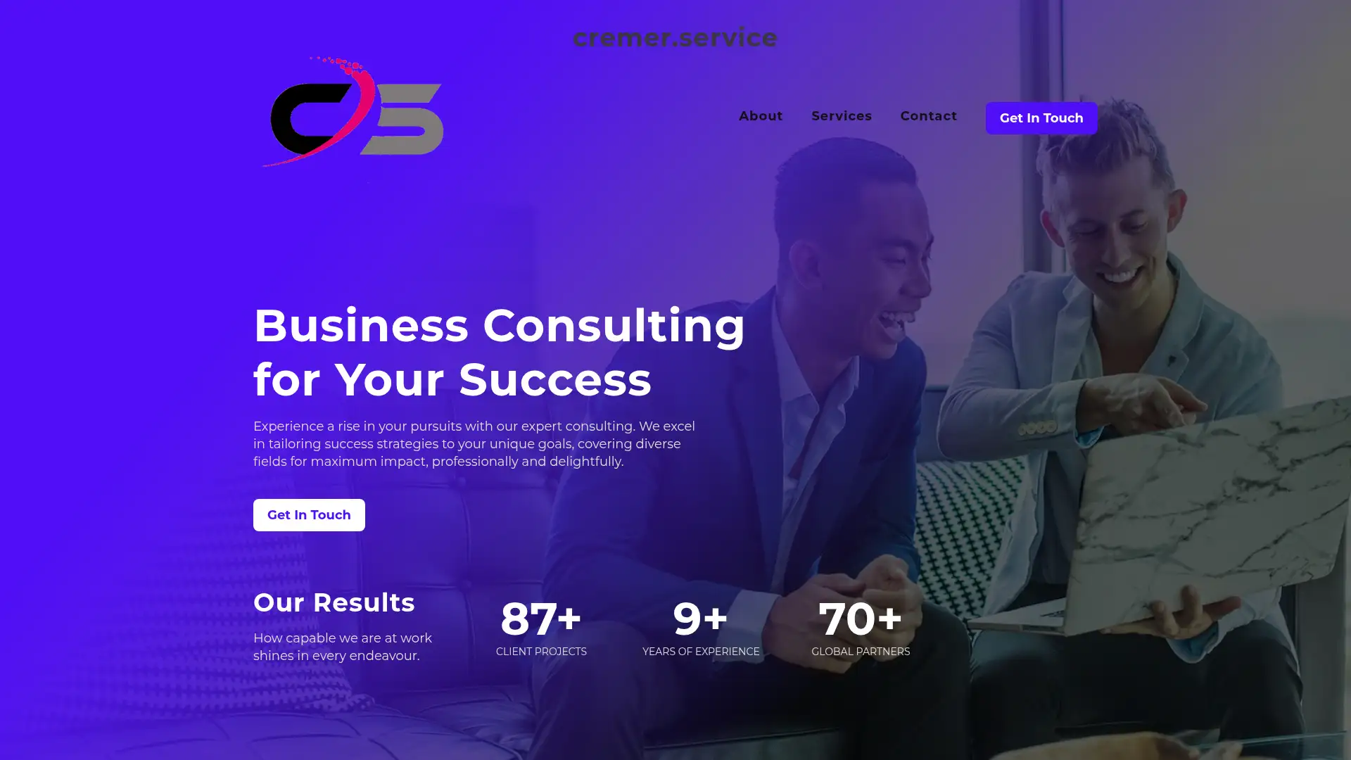 cremer.services screenshot