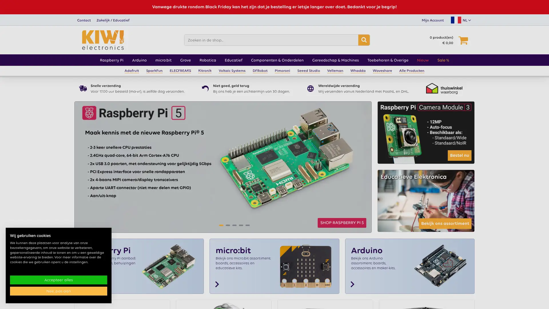 kiwi-electronics.com screenshot