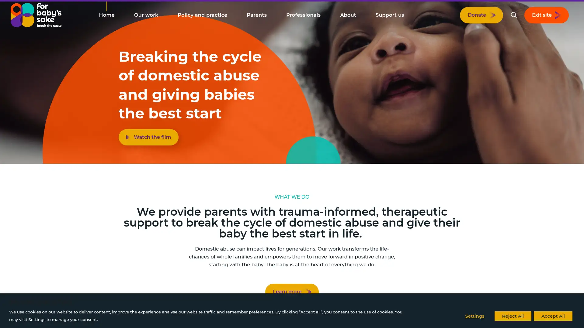 forbabyssake.org.uk screenshot