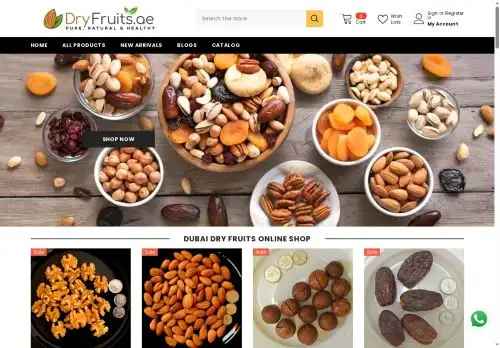 dryfruits.ae screenshot
