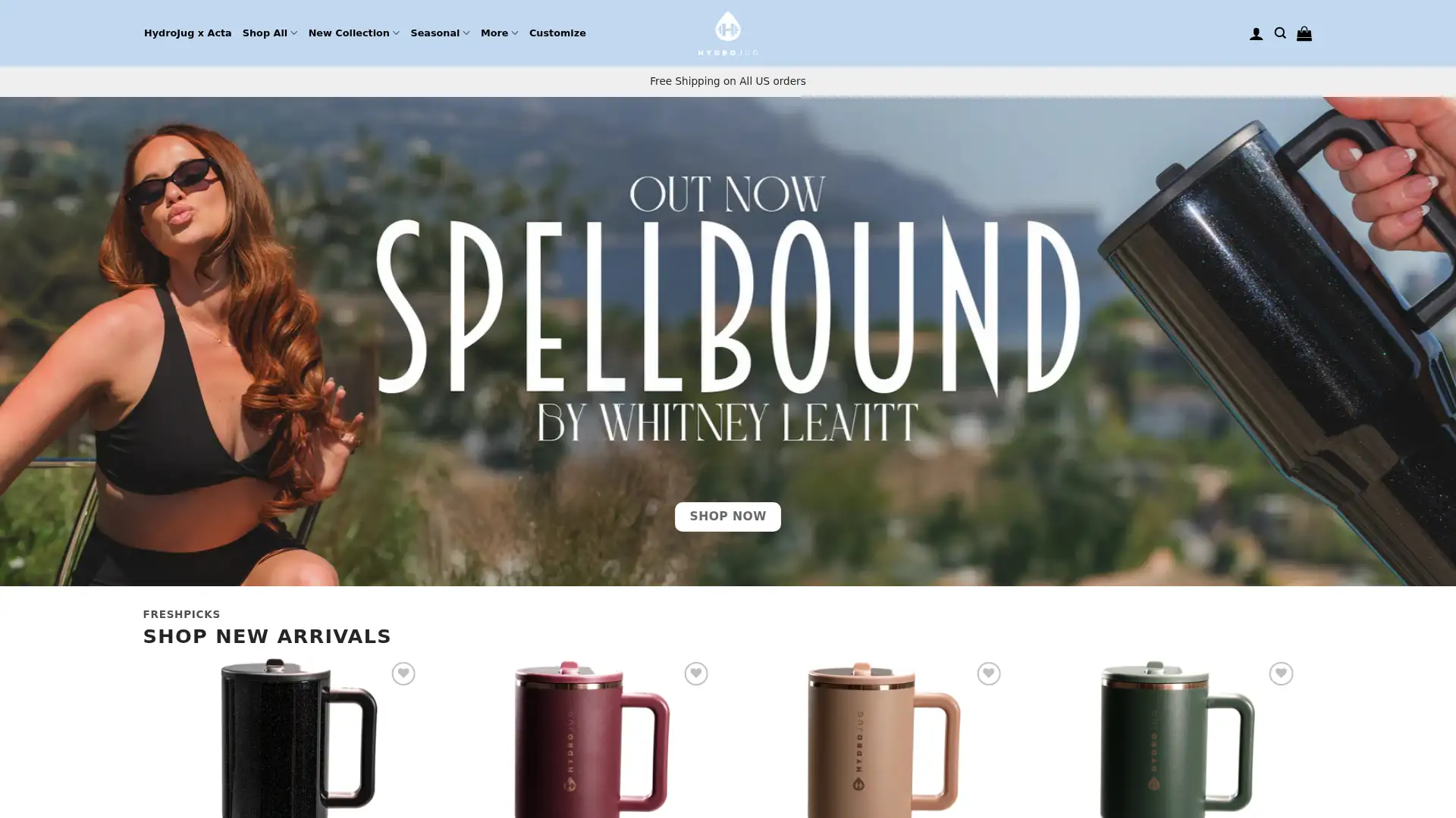 thehydrationjug.com screenshot
