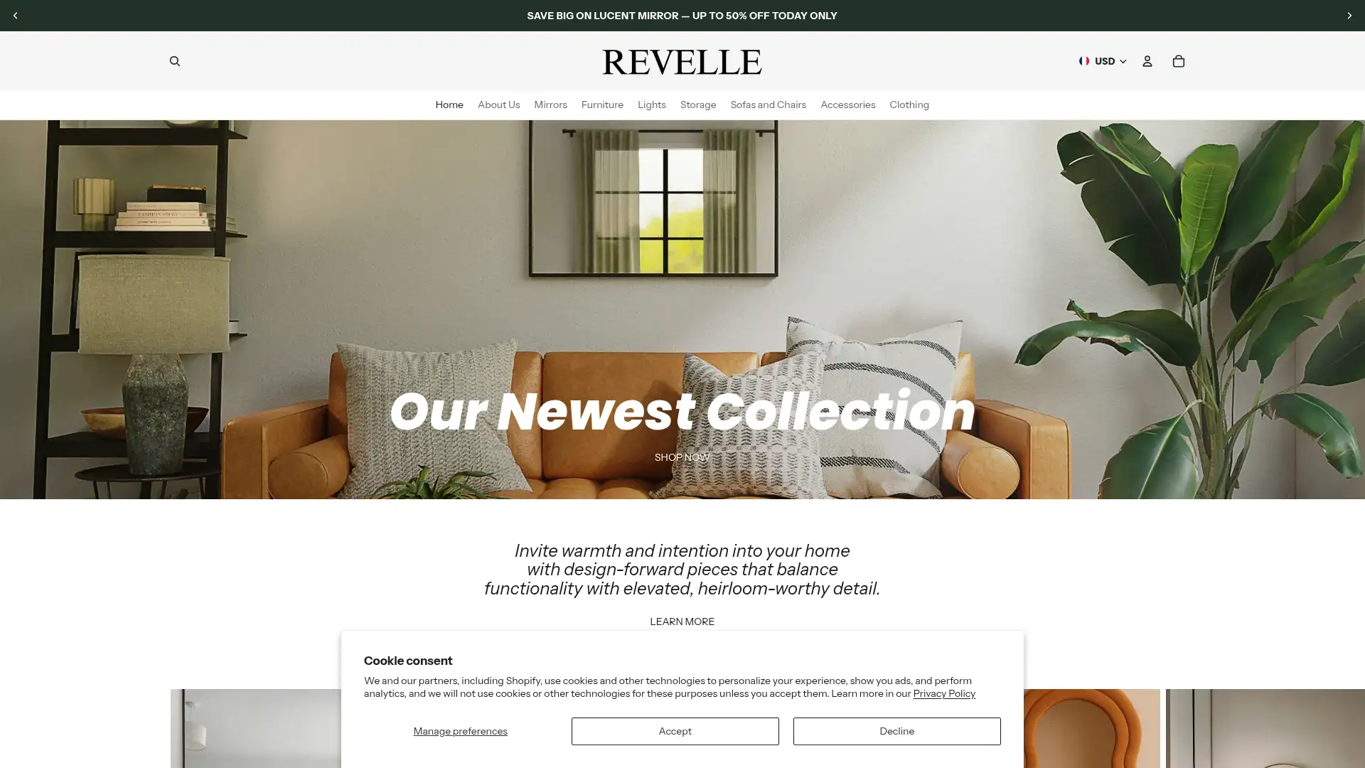 revelleco.shop screenshot