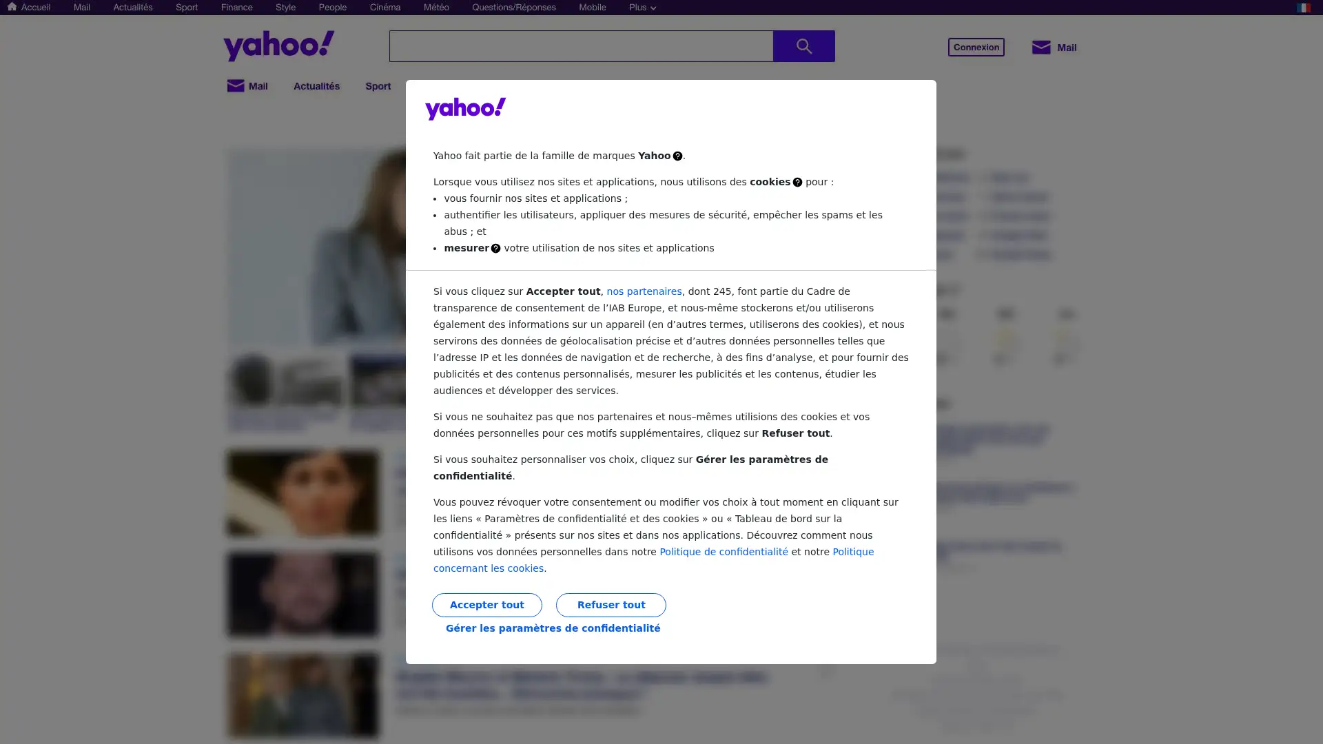 yahoo.com screenshot