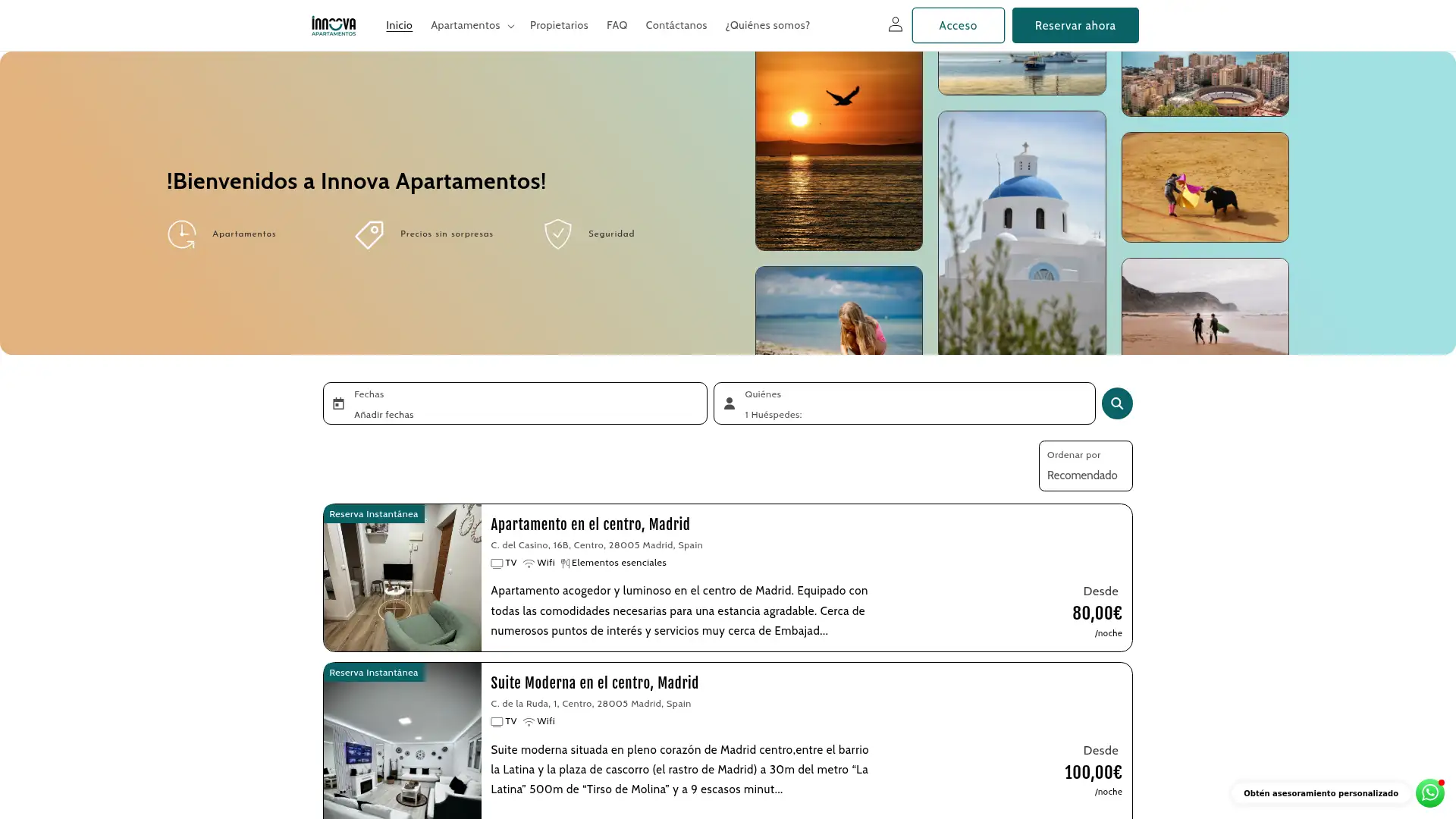 apartamentos-innova.es screenshot