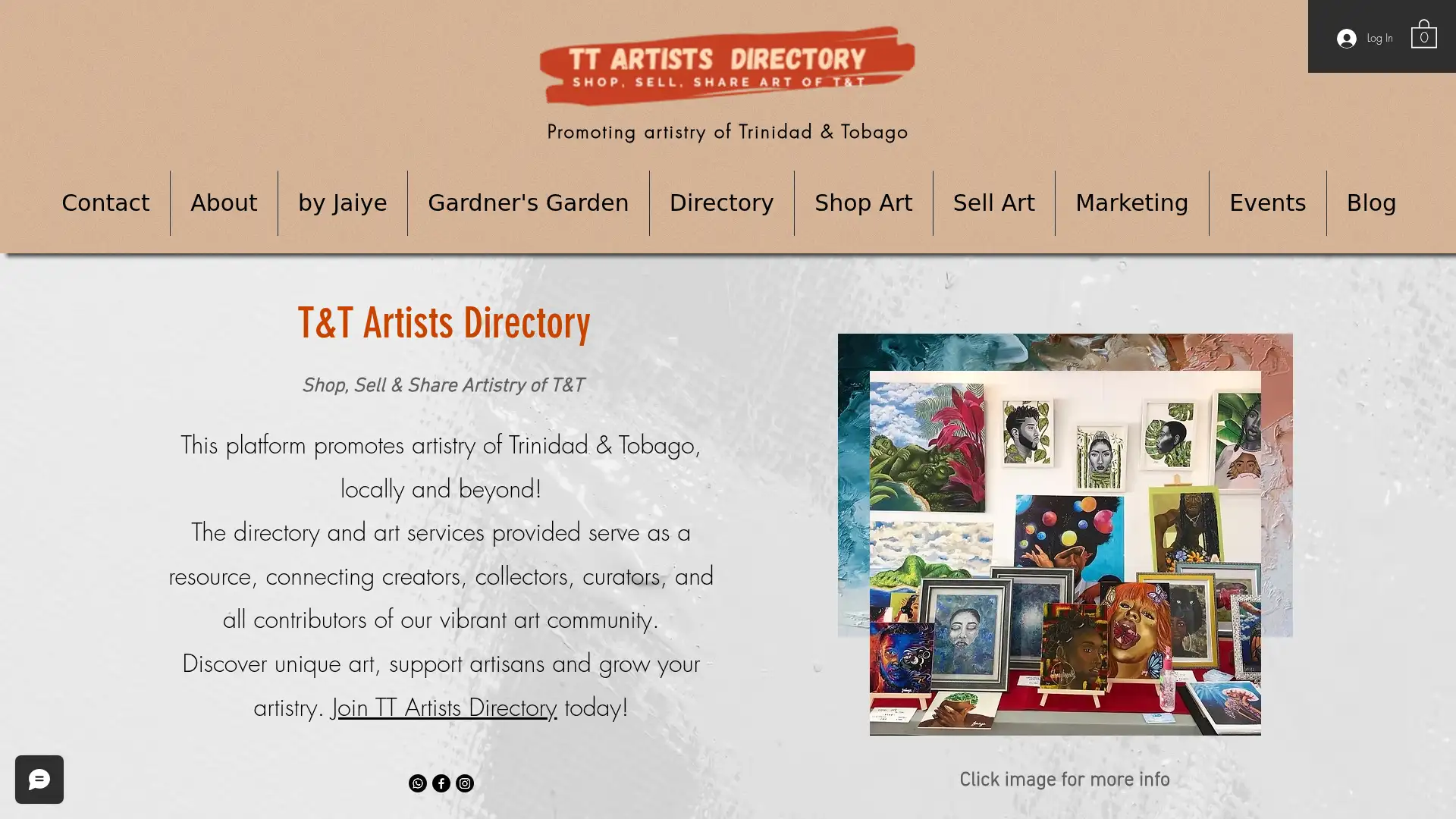 ttartists.com screenshot