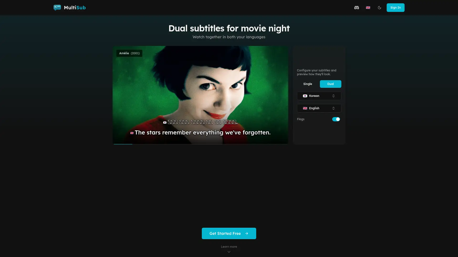 multisub.org screenshot