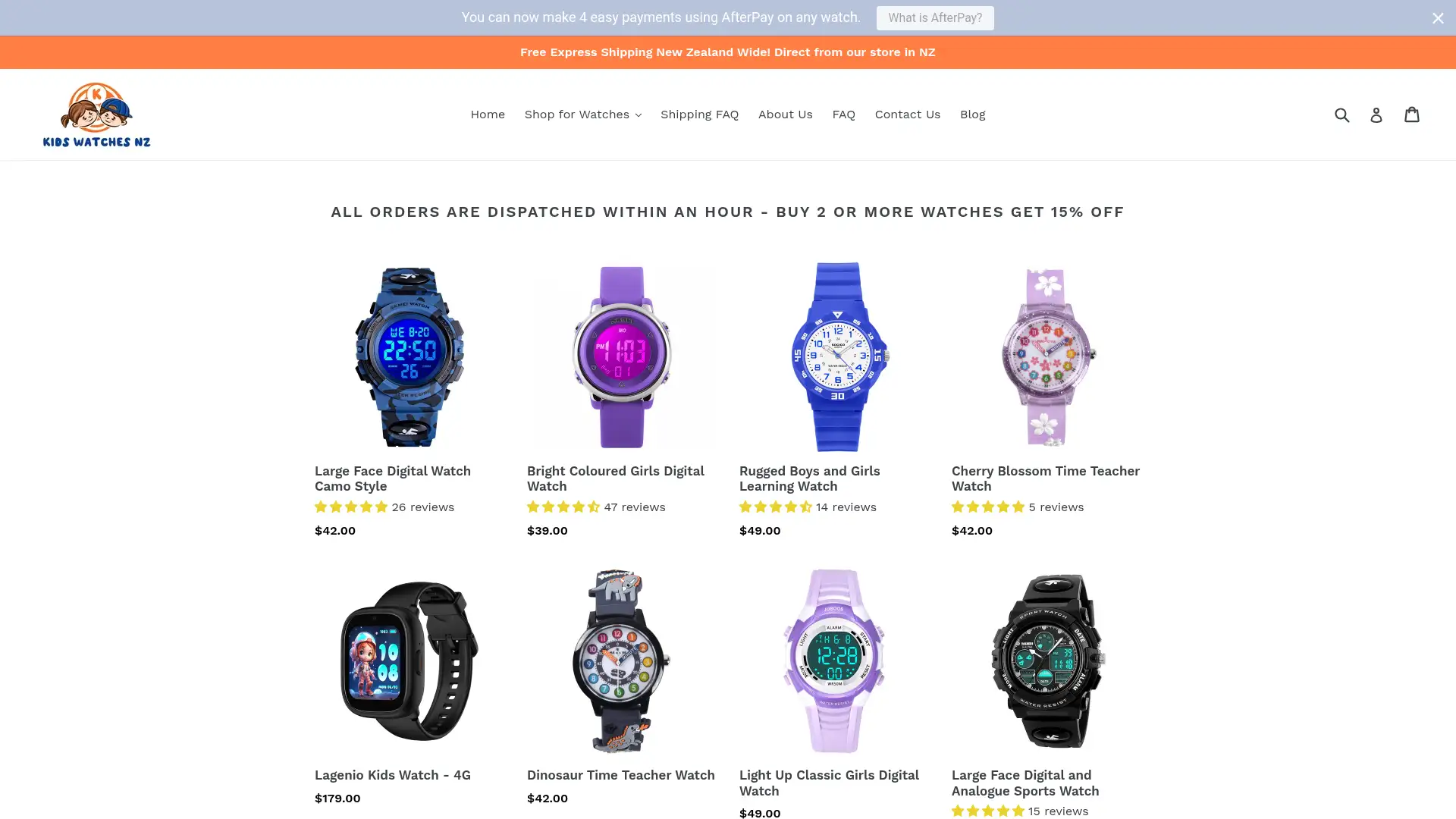 kidswatches.co.nz screenshot
