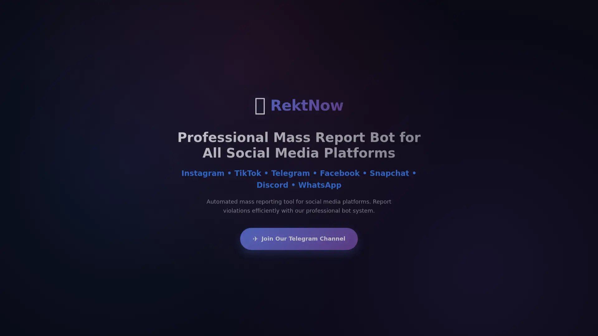 reportbot.live screenshot