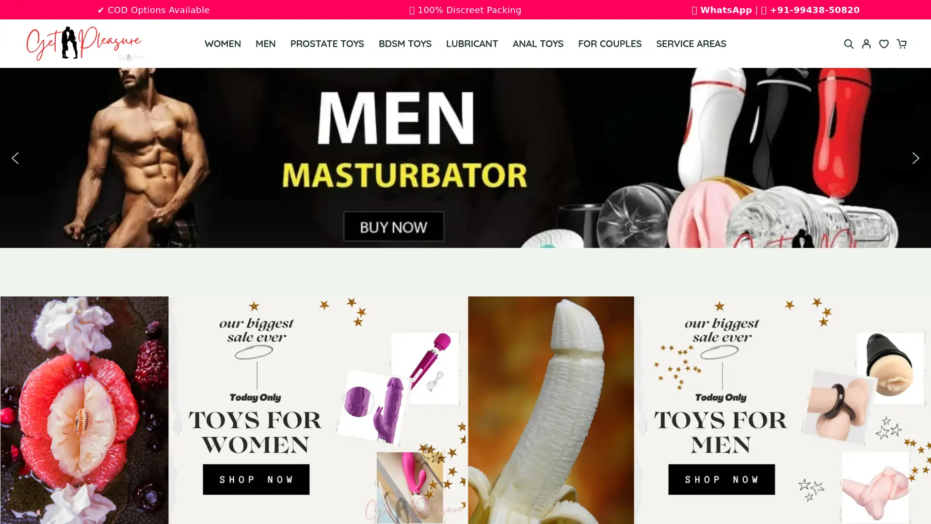 getpleasure.in screenshot