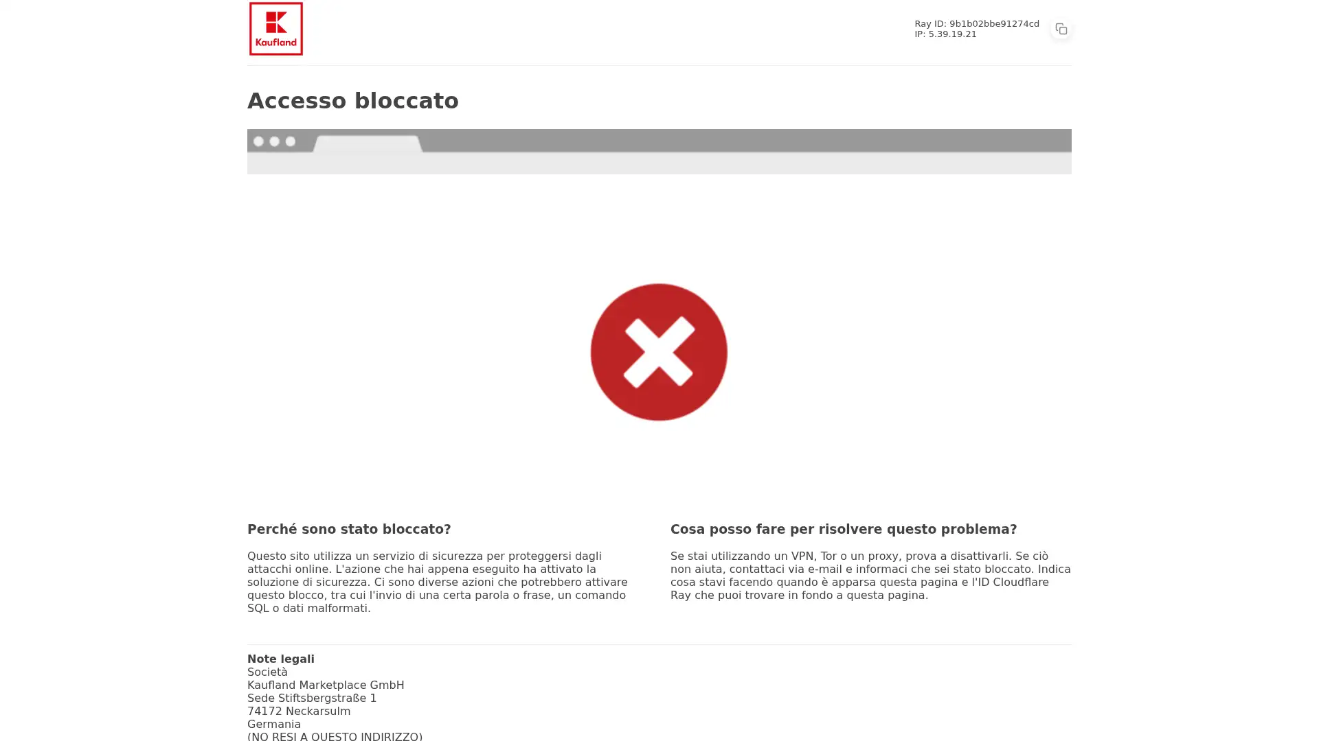 kaufland.it screenshot