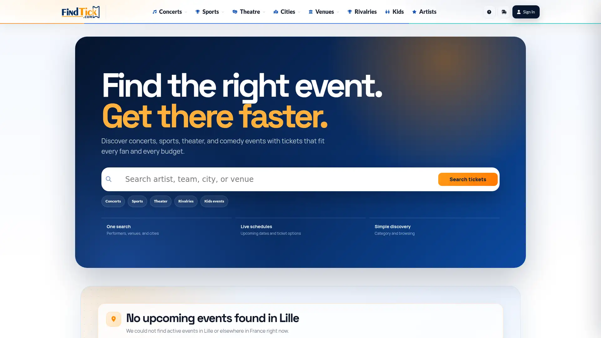 findtick.com screenshot