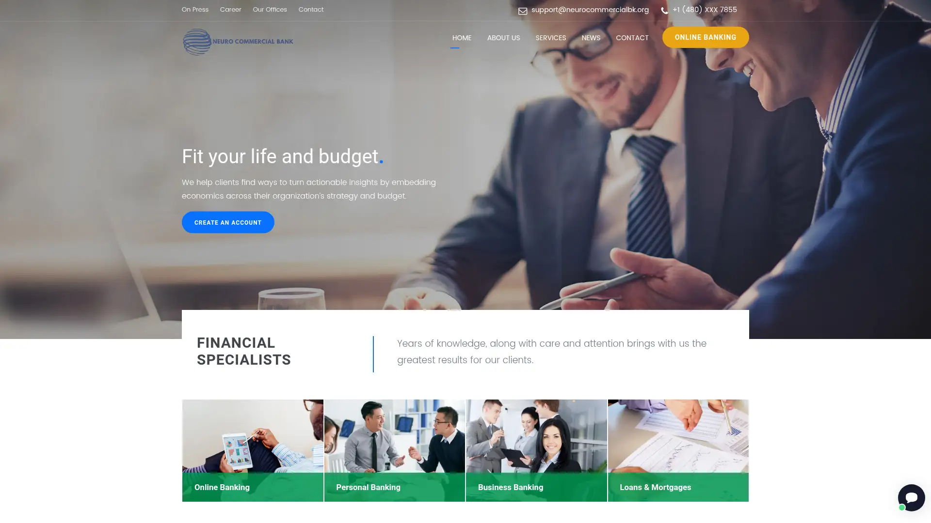 neurocommercialbk.org screenshot